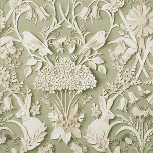 Fae Sage Woodland Wallpaper by Fine Decor