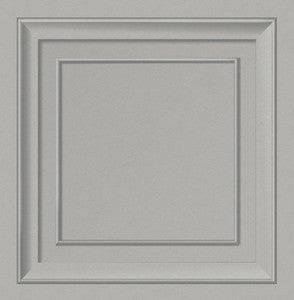 Distinctive Grey Square Panel Wallpaper by Fine Decor
