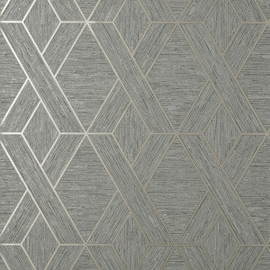 Malcolm Grey Geo Wallpaper by Fine Decor