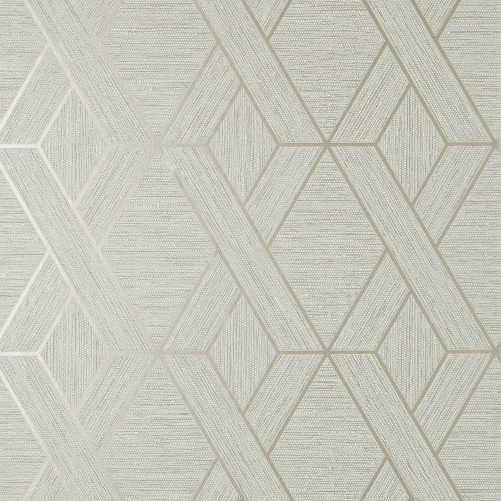 Malcolm Natural Geo Wallpaper by Fine Decor Medley Covers about 56.4 square feet Great Britain Unpasted 25.2-in repeat, straight match 20.5-in by 33-ft long roll - Fabric Carolina -