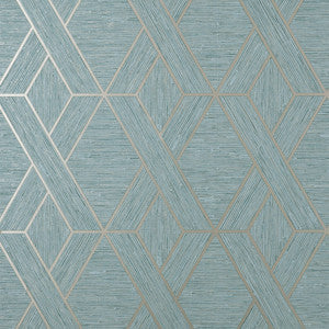 Malcolm Teal Geo Wallpaper by Fine Decor