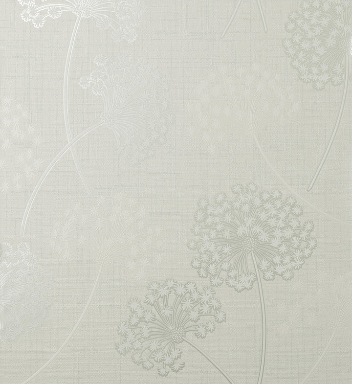Grace Dove Floral Wallpaper by Fine Decor Medley Covers about 56.4 square feet 20.5-in by 33-ft long roll Unpasted 25.2 - Fabric Carolina -