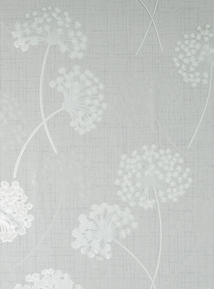 Grace Grey Floral Wallpaper by Fine Decor Medley Covers about 56.4 square feet 20.5-in by 33-ft long roll Unpasted 25.2 - Fabric Carolina -