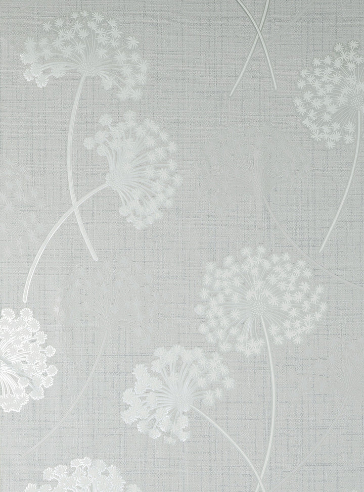 Grace Grey Floral Wallpaper by Fine Decor Medley Covers about 56.4 square feet 20.5-in by 33-ft long roll Unpasted 25.2 - Fabric Carolina -