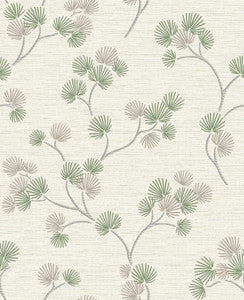 Kira Green Trail Wallpaper by Fine Decor