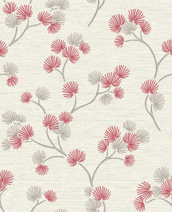 Kira Red Trail Wallpaper by Fine Decor