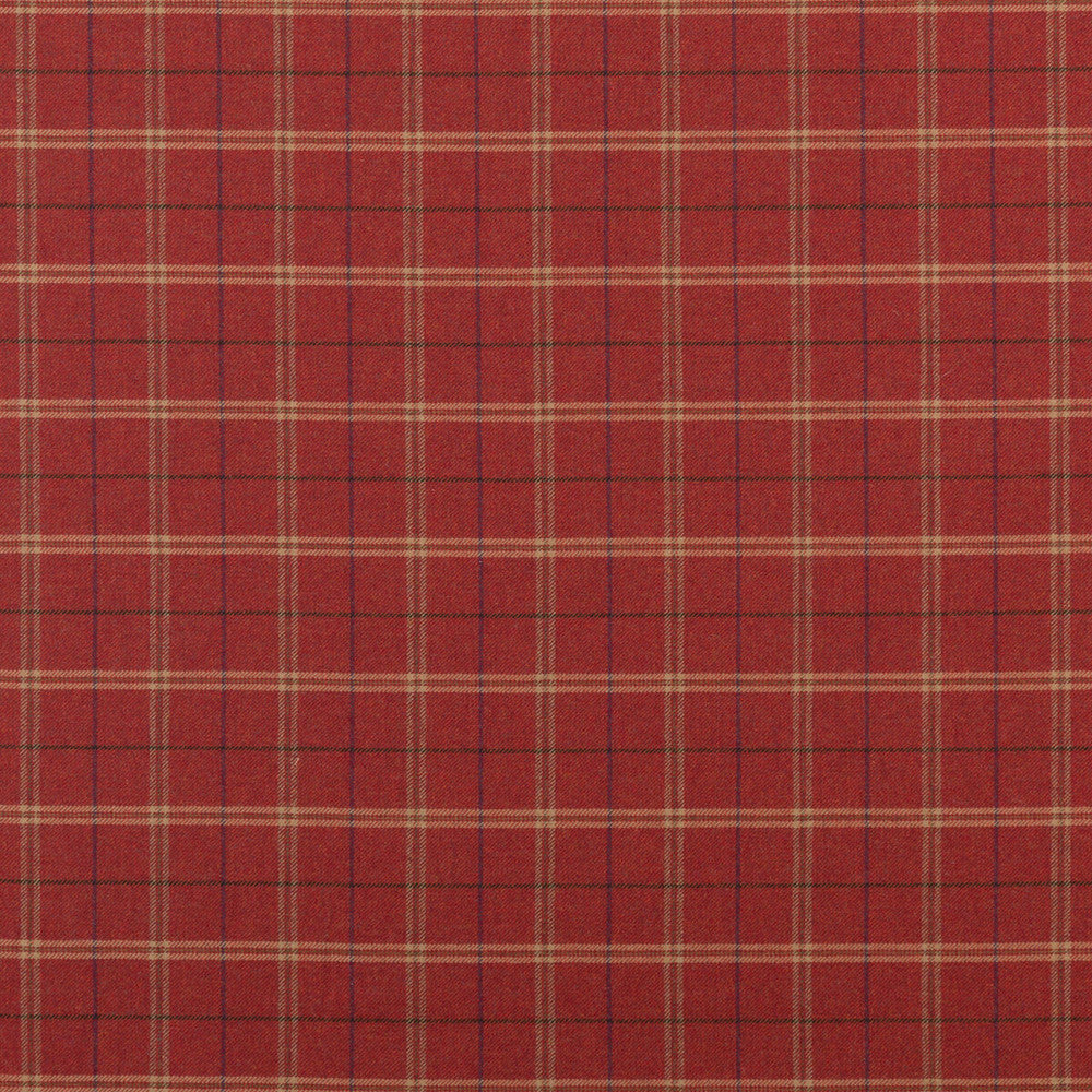 Islay Red by Mulberry Fabric Mulberry Fabric Islay RedFabric BOHEMIAN ROMANCE MERINO WOOL - 50%;WOOL - 50% United Kingdom </p><p>Repeat: H: 4.728, V: 4.728 59.1 - Fabric Carolina -
