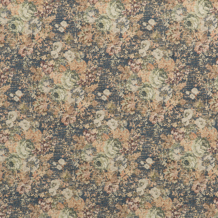 Bohemian Tapestry Indigo by Mulberry Fabric BOHEMIAN WEAVES VISCOSE - 50%;COTTON - 31%;POLYESTER - 19% Italy HEAVY Horizontal: 13.396 and Vertical: 21.67 53.978 - Fabric Carolina -