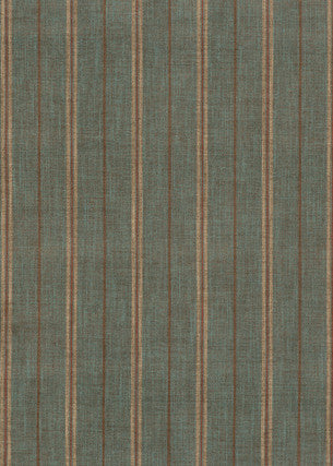 Haddon Stripe Aqua by Mulberry Fabric - VISCOSE - 67%;LINEN - 12%;COTTON - 11%;POLYESTER - 10% Italy HEAVY Horizontal: 4.728 and Vertical: - 53.978 - Fabric Carolina -
