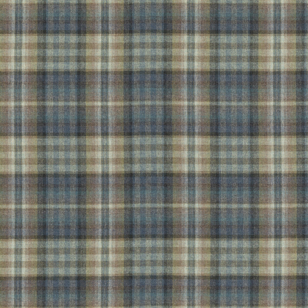 Nevis Blue by Mulberry Fabric MULBERRY WOOLS IV WOOL - 100% United Kingdom HEAVY Horizontal: 9.85 and Vertical: 11.032 59.1 - Fabric Carolina -