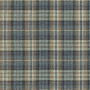 Nevis Blue by Mulberry Fabric