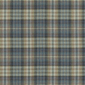 Nevis Blue by Mulberry Fabric