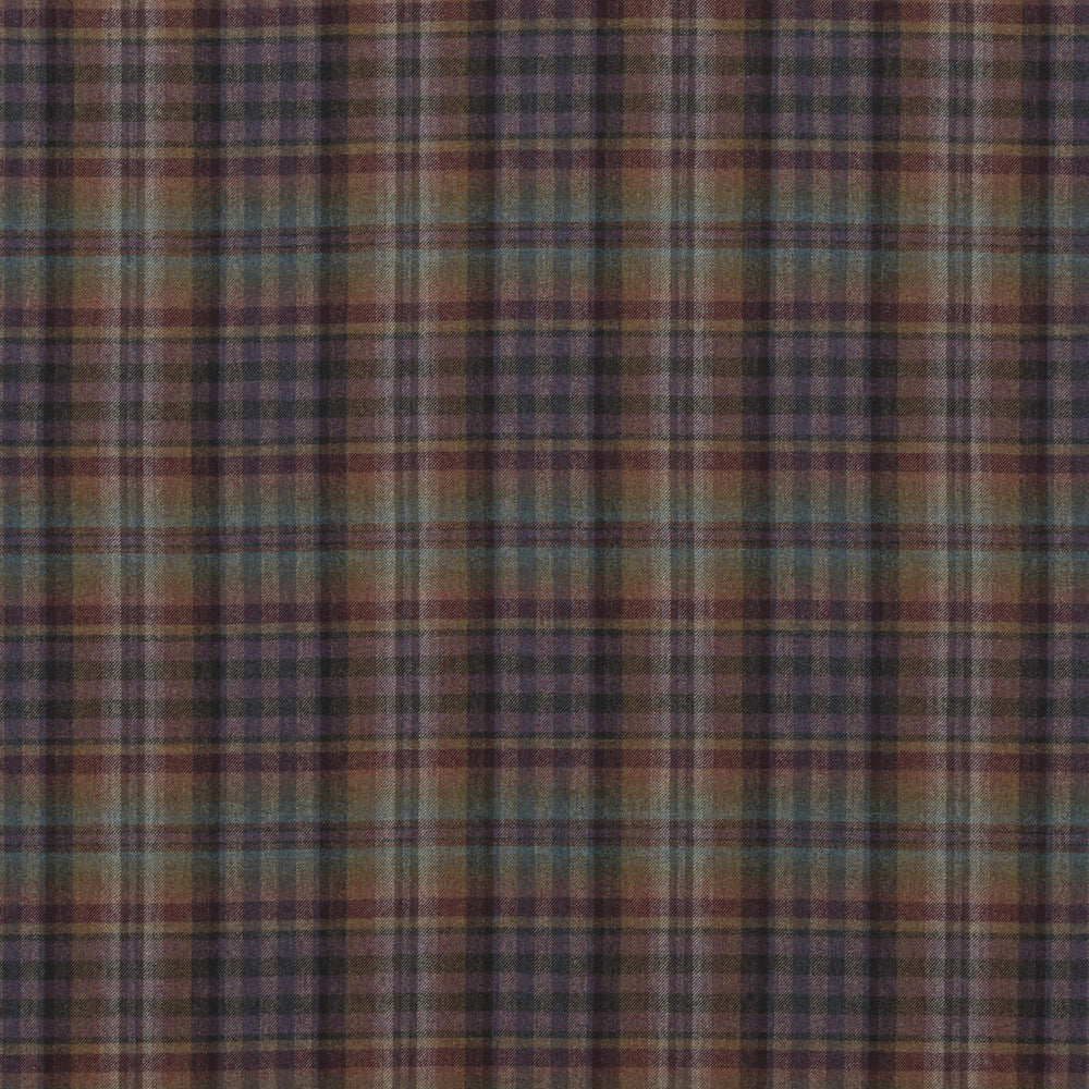 Nevis Teal/Sienna/Mauve by Mulberry Fabric Mulberry Fabric Nevis Teal/Sienna/MauveFabric FESTIVAL WOOL - 100% United Kingdom </p><p>Repeat: H: 9.85, V: 11.032 59.1 - Fabric Carolina -