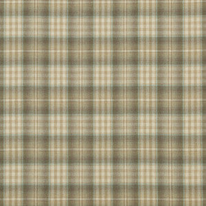 Nevis Sage/Aqua by Mulberry Fabric