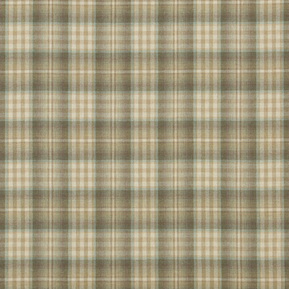 Nevis Sage/Aqua by Mulberry Fabric FESTIVAL WOOL - 100% United Kingdom HEAVY Horizontal: 9.85 and Vertical: 11.032 59.1 - Fabric Carolina -