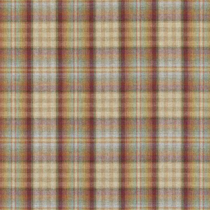 Nevis Red/ Stone by Mulberry Fabric MULBERRY WOOLS IV WOOL - 100% United Kingdom HEAVY Horizontal: 9.85 and Vertical: 11.032 59.1 - Fabric Carolina -