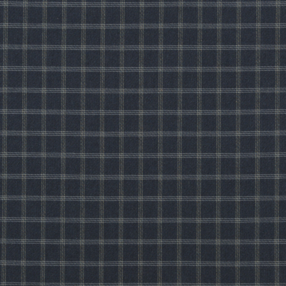Bute Indigo by Mulberry Fabric Mulberry Fabric Bute IndigoFabric FESTIVAL WOOL - 100% United Kingdom </p><p>Repeat: H: 2.758, V: 2.955 57.918 - Fabric Carolina -