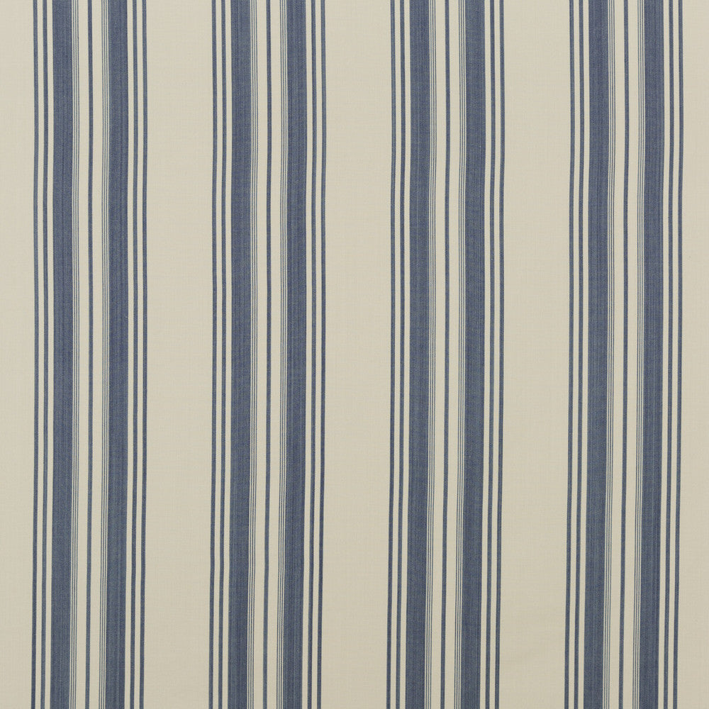 Bristol Stripe Indigo by Mulberry Fabric FESTIVAL COTTON - 100% India Horizontal: 9.259 and Vertical: 55.554 - Fabric Carolina -