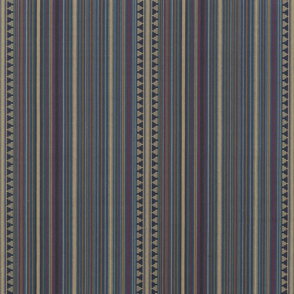 Pageant Stripe Teal by Mulberry Fabric FESTIVAL COTTON - 100% India MEDIUM Horizontal: 17.139 and Vertical: 0.985 51.22 - Fabric Carolina -