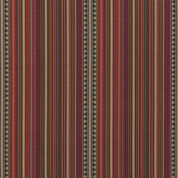 Pageant Stripe Multi by Mulberry Fabric FESTIVAL COTTON - 100% India MEDIUM Horizontal: 17.139 and Vertical: 0.985 51.22 - Fabric Carolina -