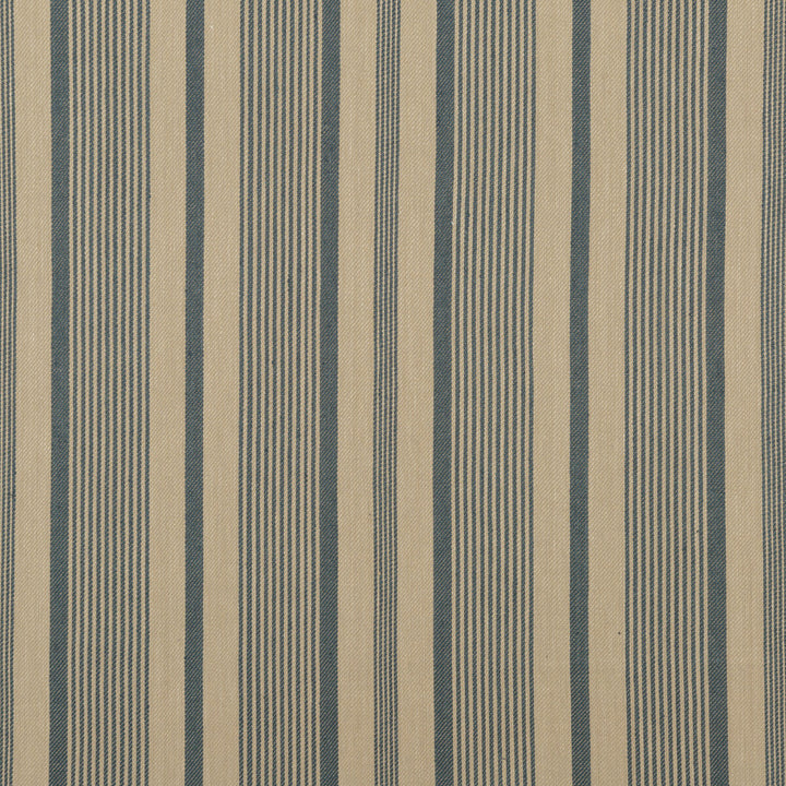 College Stripe Teal/Linen by Mulberry Fabric FESTIVAL LINEN - 68%;COTTON - 32% India HEAVY Horizontal: 16.351 and Vertical: 48.856 - Fabric Carolina -