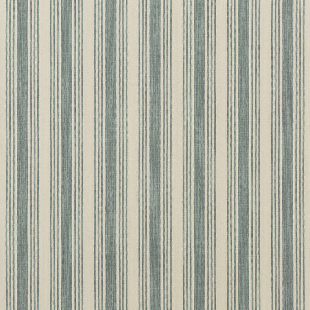 Hammock Stripe Teal by Mulberry Fabric FESTIVAL COTTON - 100% India HEAVY Horizontal: 4.728 and Vertical: 52.008 - Fabric Carolina -