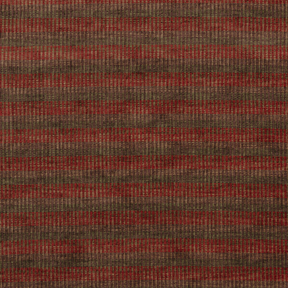 Rattan Chenille Red/Green by Mulberry Fabric FESTIVAL VISCOSE - 60%;COTTON - 23%;POLYESTER - 17% Italy HEAVY Horizontal: 0 and Vertical: 3.152 53.978 - Fabric Carolina -