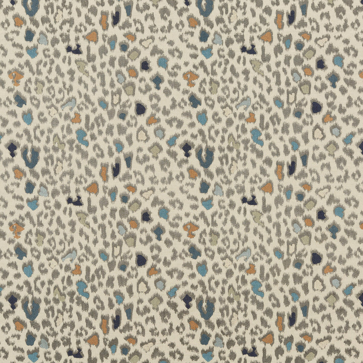 Animal Magic Teal by Mulberry Fabric FESTIVAL VISCOSE - 40%;LINEN - 35%;COTTON - 25% India MEDIUM Horizontal: 16.942 and Vertical: 14.972 50.826 - Fabric Carolina -