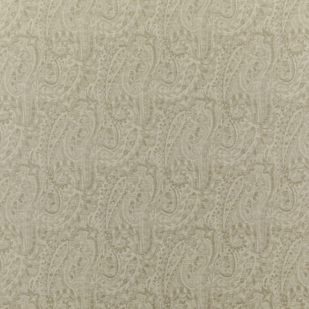 Fairfield Paisley Ivory by Mulberry Fabric MODERN COUNTRY LINEN - 70%;WOOL - 30% United Kingdom MEDIUM Horizontal: 15.563 and Vertical: 16.942 62.252 - Fabric Carolina -