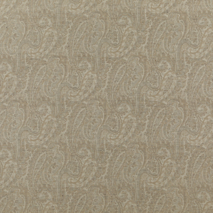 Fairfield Paisley Sand by Mulberry Fabric MODERN COUNTRY LINEN - 70%;WOOL - 30% United Kingdom MEDIUM Horizontal: 15.563 and Vertical: 16.942 62.252 - Fabric Carolina -