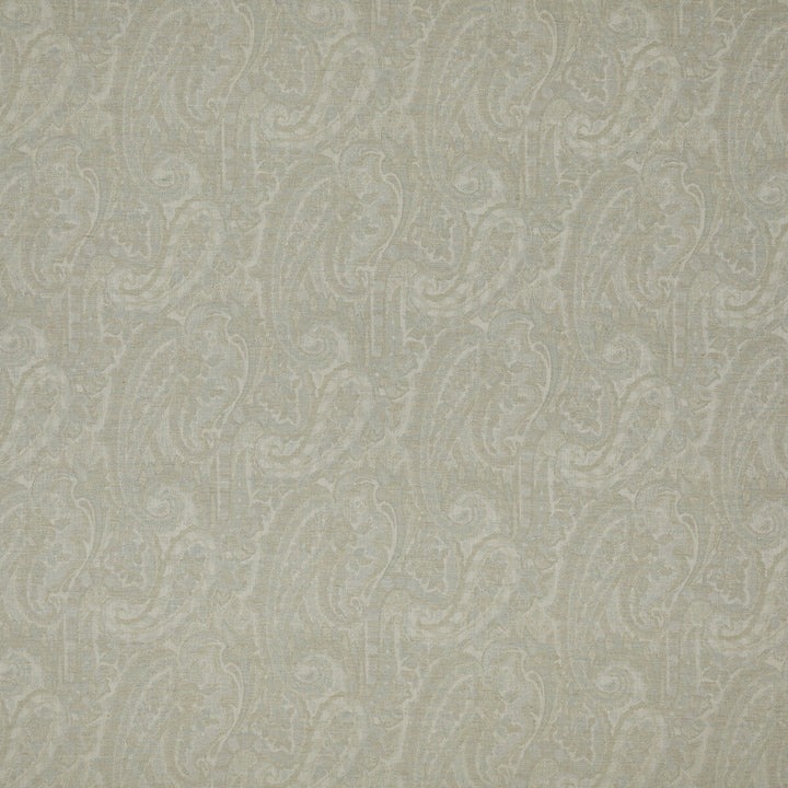 Fairfield Paisley Soft Teal by Mulberry Fabric MODERN COUNTRY LINEN - 70%;WOOL - 30% United Kingdom MEDIUM Horizontal: 15.563 and Vertical: 16.942 62.252 - Fabric Carolina -