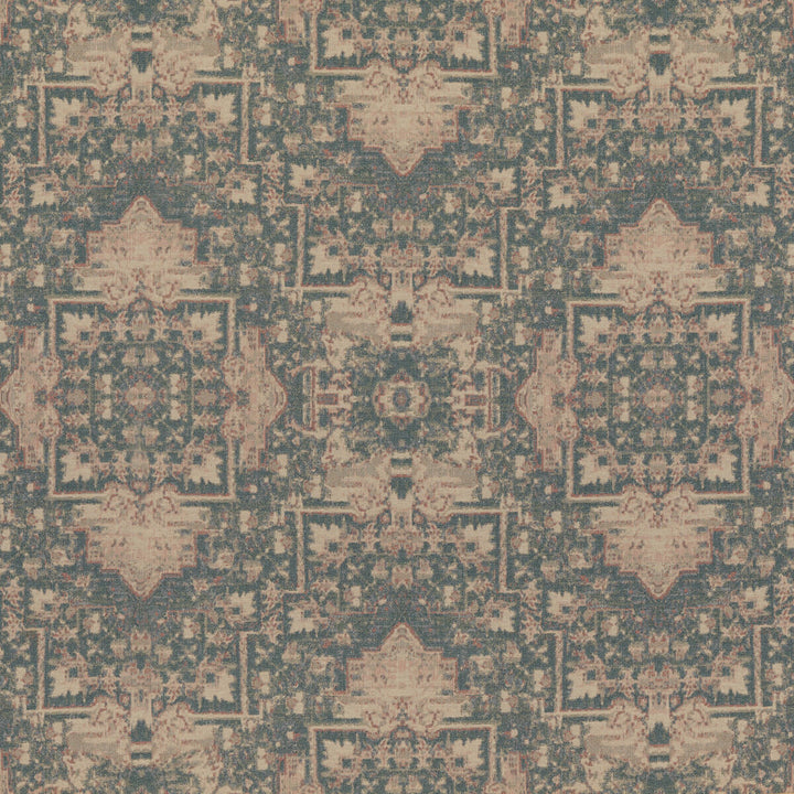 Faded Tapestry Blue/Stone by Mulberry Fabric Mulberry Fabric Faded Tapestry Blue/StoneFabric MODERN COUNTRY I COTTON - 75%;ACRYLIC - 18%;NYLON - 7% Italy </p><p>Repeat: H: 27.58, V: 46.492 55.16 - Fabric Carolina -