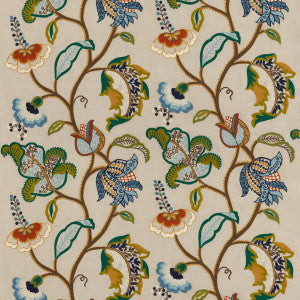 Maxton Teal by Mulberry Fabric