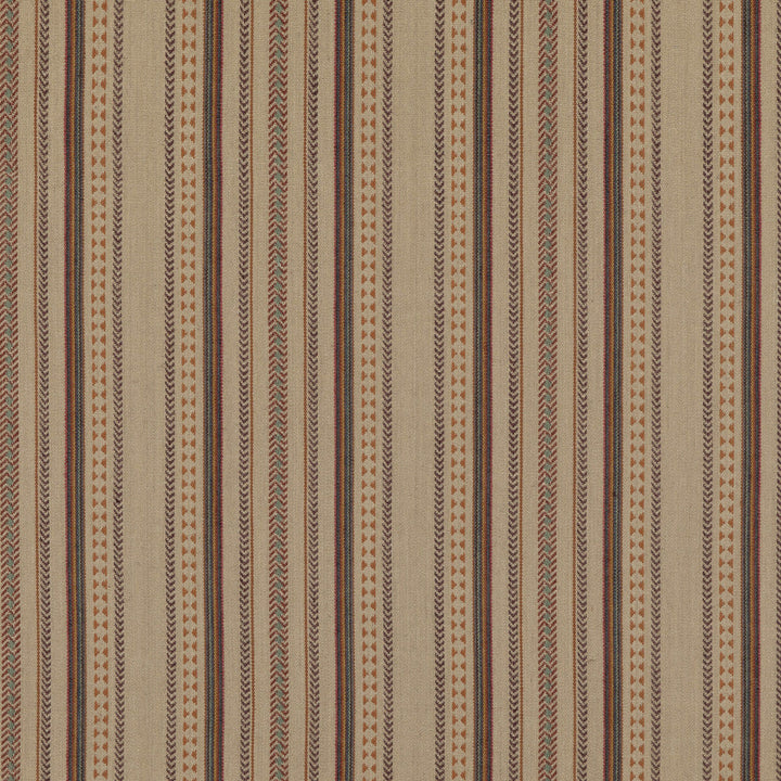 Racing Stripe Plum by Mulberry Designer Fabric MULBERRY STRIPES II COTTON - 68%;JUTE - 32% India Horizontal: 13.199 and Vertical: 52.796 - Swanky Fabrics -