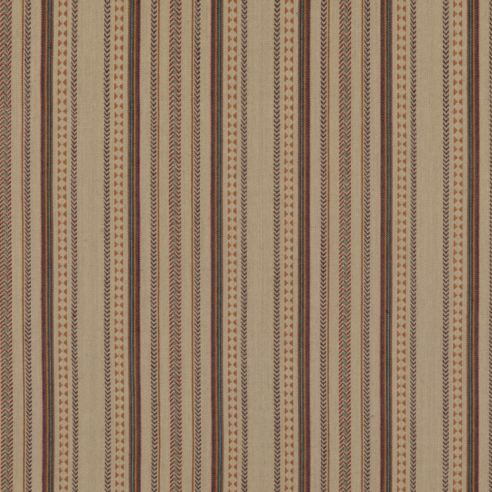 Racing Stripe Plum by Mulberry Fabric MULBERRY STRIPES II COTTON - 68%;JUTE - 32% India Horizontal: 13.199 and Vertical: 52.796 - Fabric Carolina -