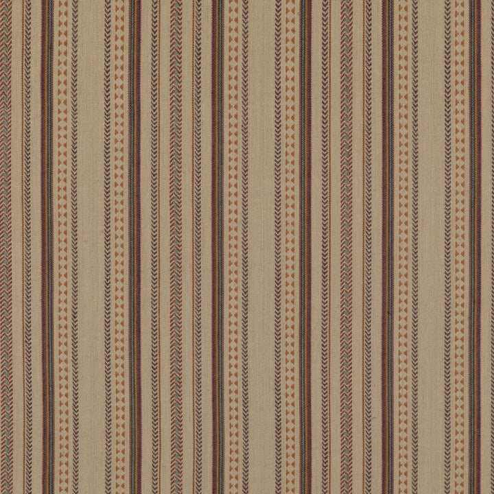 Racing Stripe Plum by Mulberry Fabric MULBERRY STRIPES II COTTON - 68%;JUTE - 32% India Horizontal: 13.199 and Vertical: 52.796 - Fabric Carolina -