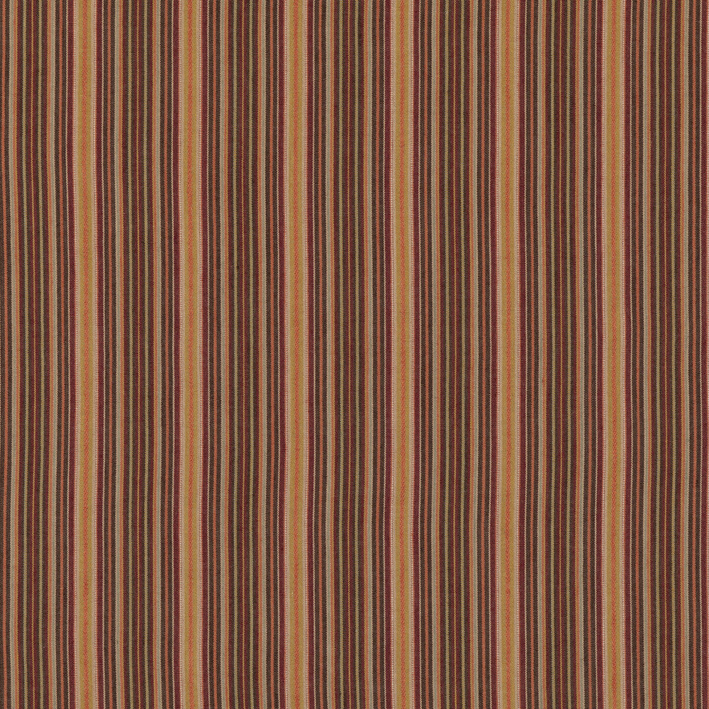 Falconer Stripe Spice by Mulberry Fabric MULBERRY STRIPES II COTTON - 70%;JUTE - 30% India Horizontal: 5.713 and Vertical: 51.22 - Fabric Carolina -
