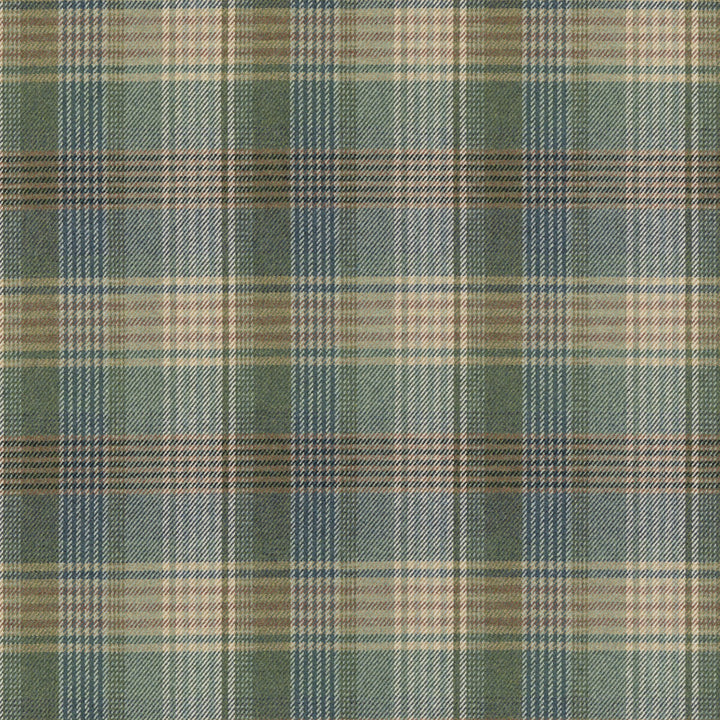 Braemar Teal by Mulberry Fabric MULBERRY WOOLS IV WOOL - 100% United Kingdom MEDIUM Horizontal: 9.85 and Vertical: 12.214 59.1 - Fabric Carolina -