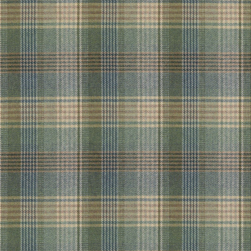 Braemar Teal by Mulberry Fabric MULBERRY WOOLS IV WOOL - 100% United Kingdom MEDIUM Horizontal: 9.85 and Vertical: 12.214 59.1 - Fabric Carolina -