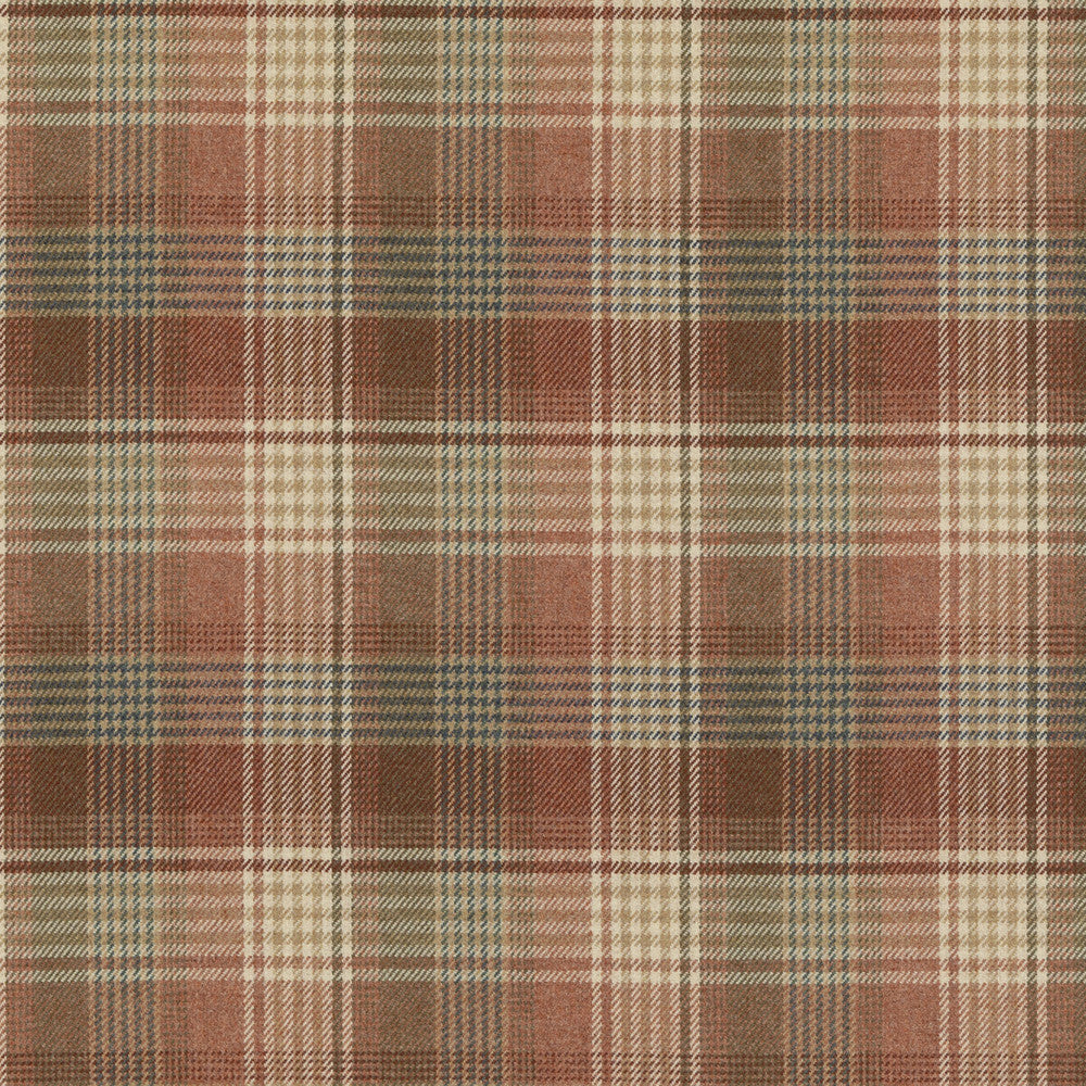 Braemar Russet by Mulberry Fabric MULBERRY WOOLS IV WOOL - 100% United Kingdom MEDIUM Horizontal: 9.85 and Vertical: 12.214 59.1 - Fabric Carolina -