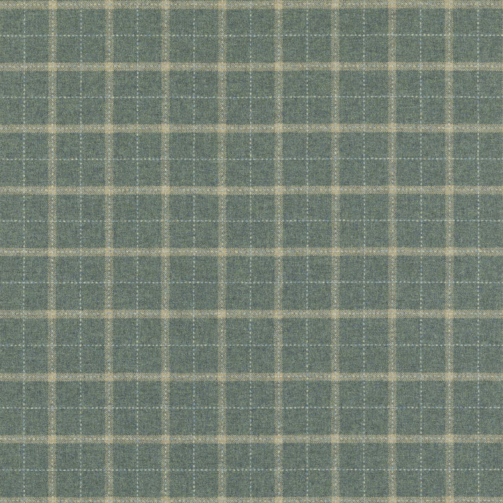 Bowmont Teal by Mulberry Fabric MULBERRY WOOLS IV WOOL - 100% United Kingdom MEDIUM Horizontal: 3.546 and Vertical: 3.94 56.736 - Fabric Carolina -