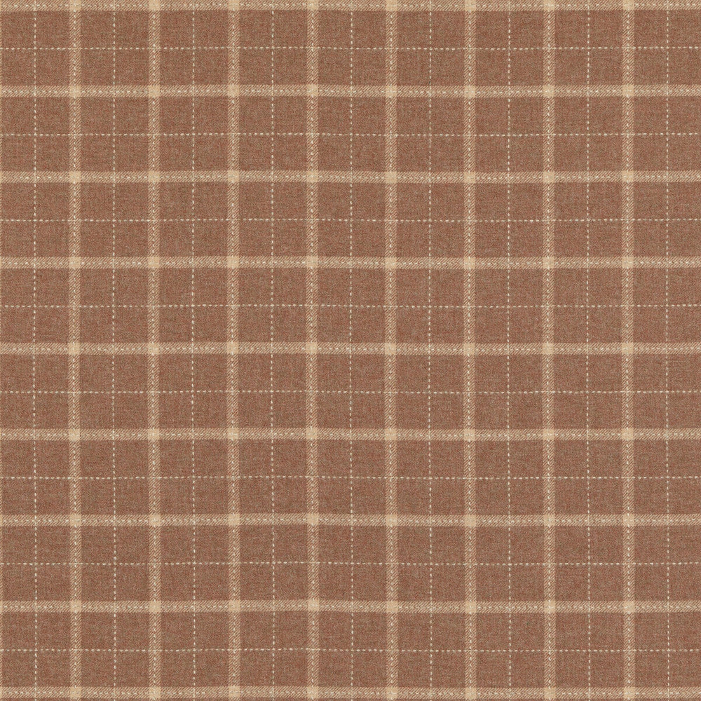 Bowmont Russet by Mulberry Fabric MULBERRY WOOLS IV WOOL - 100% United Kingdom MEDIUM Horizontal: 3.546 and Vertical: 3.94 56.736 - Fabric Carolina -