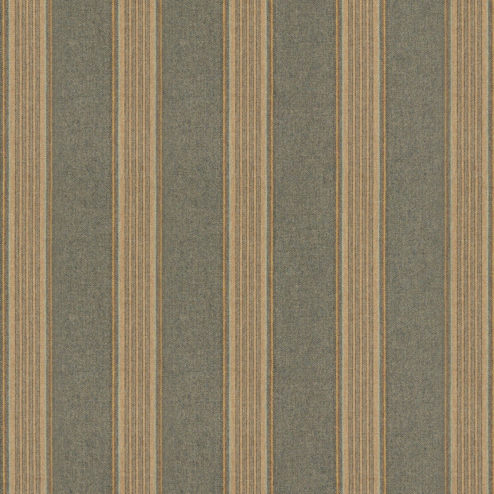 Moray Stripe Teal by Mulberry Fabric MULBERRY WOOLS IV WOOL - 100% United Kingdom MEDIUM Horizontal: 7.88 and Vertical: 55.16 - Fabric Carolina -