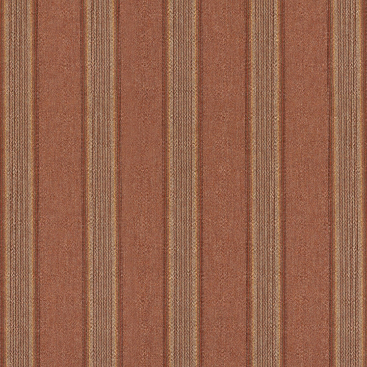Moray Stripe Russet by Mulberry Fabric MULBERRY WOOLS IV WOOL - 100% United Kingdom MEDIUM Horizontal: 7.88 and Vertical: 55.16 - Fabric Carolina -