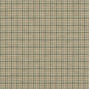 Babington Check Green/Sand by Mulberry Fabric