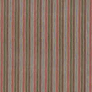 Shepton Stripe Plum/Green by Mulberry Fabric