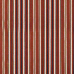 Starboard Stripe Red/Indigo by Mulberry Fabric