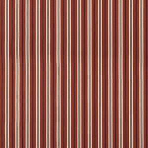 Starboard Stripe Red/Indigo by Mulberry Fabric