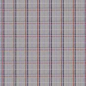 Ocean Check Blue by Mulberry Fabric