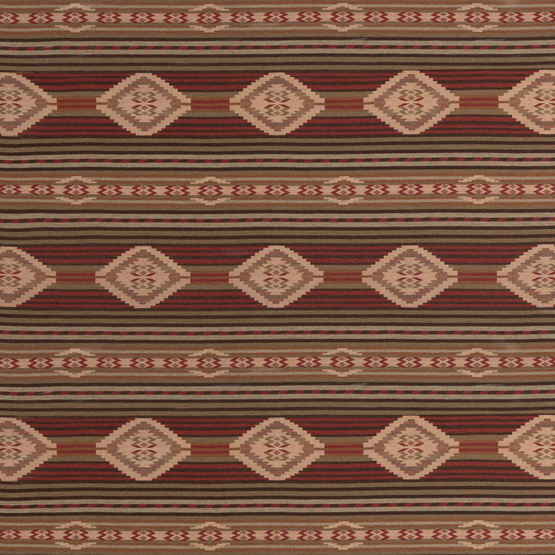 Harlech - Red/Sage By Mulberry Fabric